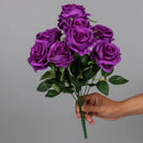Artificial silk rose bouquet for interior decoration