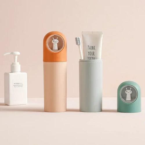 Portable toothbrush holder box for travel and storage - vue 3 sur 17