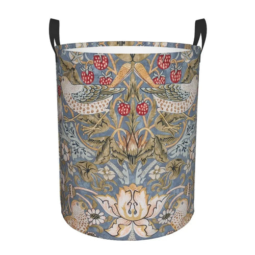 floral foldable laundry basket for baby toy storage - vue 18 sur 30