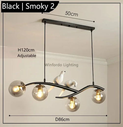 Modern Scandinavian bird pendant light decorative winfordo