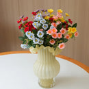 Artificial silk rose flowers for weddings and decoration