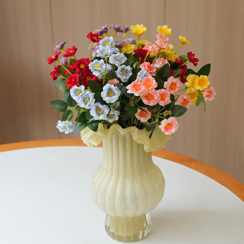 Artificial silk rose flowers for weddings and decoration - vue 3 sur 13