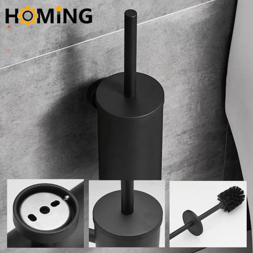 Toilet brush with holder for bathroom - vue 2 sur 10