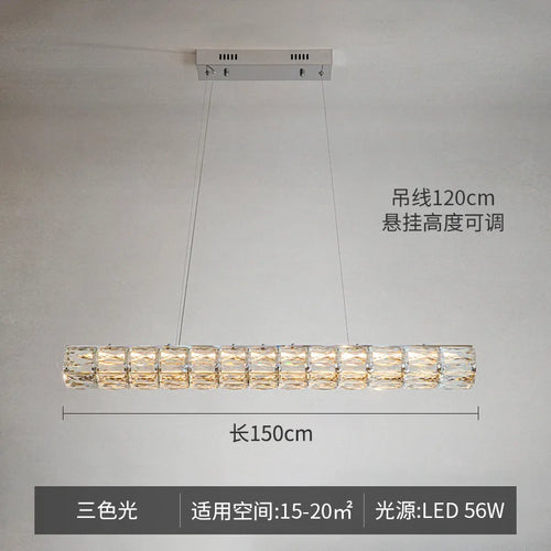Modern crystal pendant light for elegant lighting
