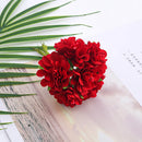 Mini artificial hydrangea flower bouquet for decoration and crafts