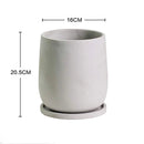 Creative Nordic simple Flowerpot Concrete Silicone Mold green plant Gardening Cement round flowerpot silicone mold