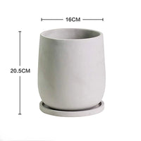 Creative Nordic simple Flowerpot Concrete Silicone Mold green plant Gardening Cement round flowerpot silicone mold