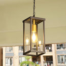 Waterproof retro pendant light for decorative outdoor lighting
