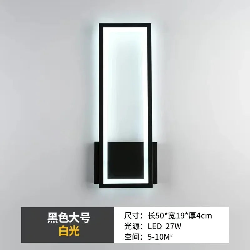 Modern minimalist wall light for elegant interior decor