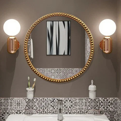 miroirs décoratifs ovales en macramé pour décoration murale - vue 8 sur 13