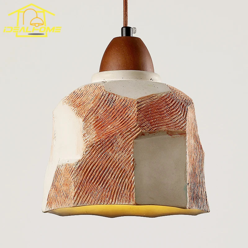 Vintage industrial cement pendant light for interior decoration