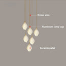 Magnolia ceramic chandelier