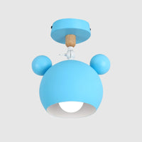 Nordic cartoon panda ceiling light for children's rooms