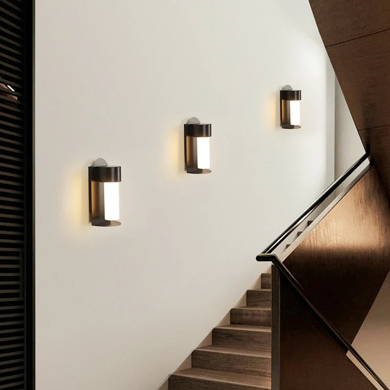 Decorative waterproof LED wall light for indoor and outdoor use