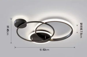 Modern nordic LED ceiling light for decorative lighting
