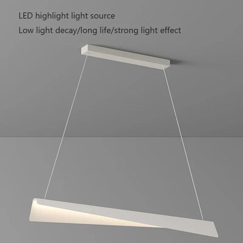 Modern LED pendant light for stylish indoor decoration and elegant lighting - vue 5 sur 8