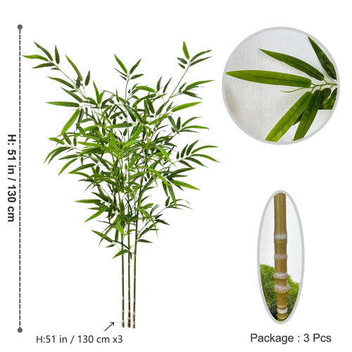 Artificial bamboo leaves for event and party decoration - vue 14 sur 23