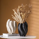 ceramic vase abstract craft for floral decoration