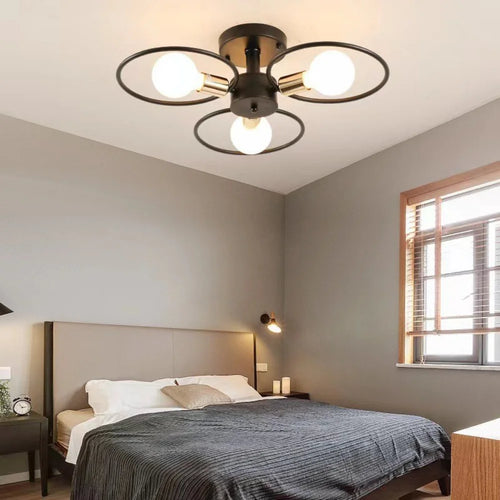 Modern decorative colour-changing LED ceiling light - vue 4 sur 6