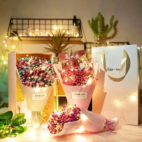 LED copper wire string lights for parties and decorations - vue 4 sur 15