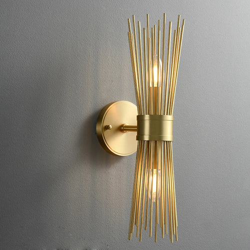 Luxury designer wall light in antique metal for an elegant interior - vue 2 sur 8