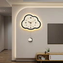 creative retro cloud clock simple and light decoration