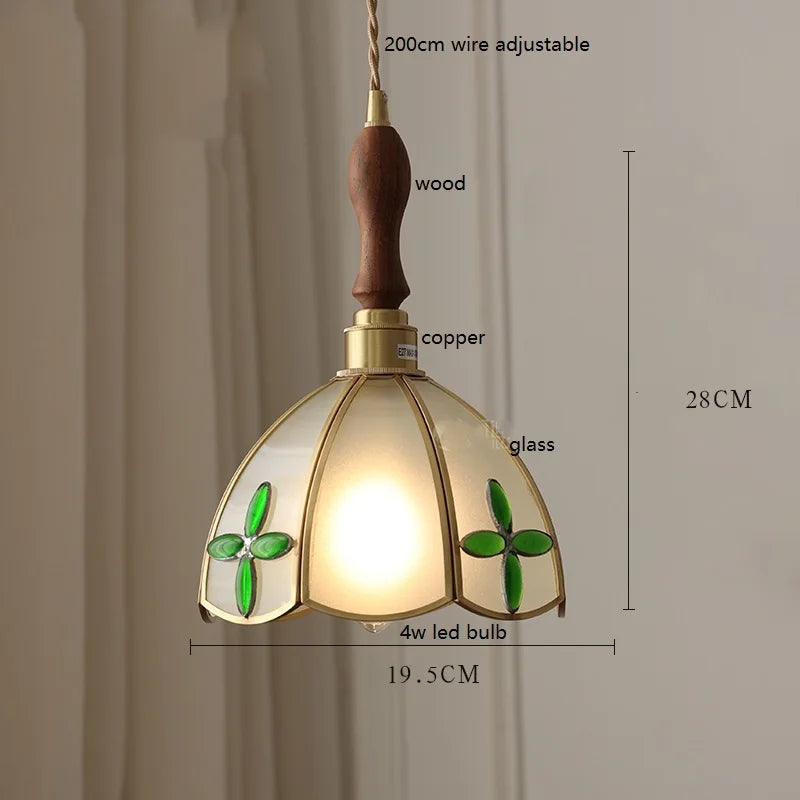 iwhd modern glass copper butterfly LED hand lamp - vue 25 sur 28