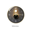 modern geometric design glass wall clock creative decorative