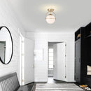 Nordic milky glass ball ceiling light