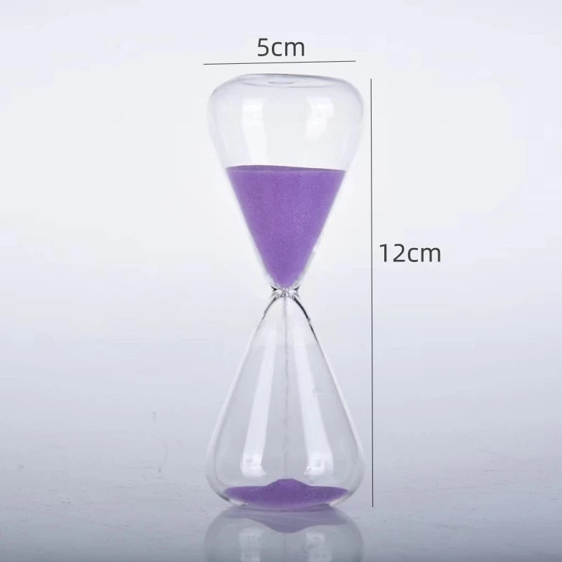 colored glass hourglass for modern home and office decoration