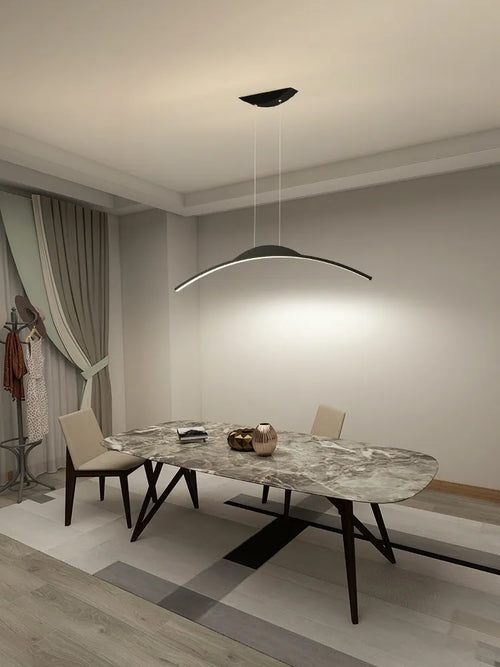 Modern Nordic pendant chandelier simple office cafeteria bar - vue 5 sur 8