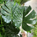 Artificial monstera leaves for indoor decoration green plants
