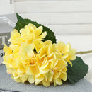 Realistic artificial hydrangea flower for decoration and bouquet