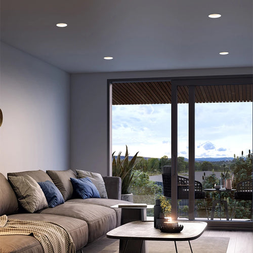 Recessed dimmable LED ceiling light for modern indoor lighting - vue 10 sur 10