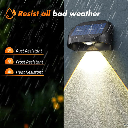 Waterproof solar lights for outdoor dusk to dawn lighting - vue 6 sur 8