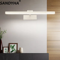 Simple nordic mirror lamp decorative anti-fog LED wall light