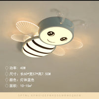Modern children's LED ceiling light little bee nursery decoration