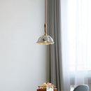 Suspension design led papillon céramique et bois
