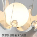 Creative warm light modern designer chandelier for girls' bedroom
