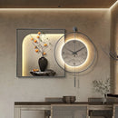 wall clock with unique and aesthetic design for modern decoration
