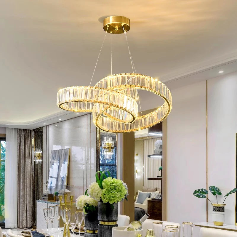 Modern crystal chandelier for home decor