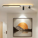 Modern LED ceiling light with spotlight for home decor
