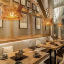 Solid wood chandelier nordic style for indoor lighting