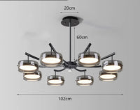 Decorative pendant chandelier for indoor living room lighting
