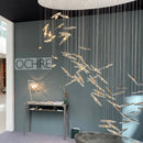 Luxury crystal chandelier for modern hotel and villa