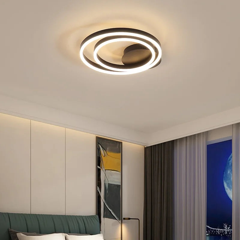 Modern Nordic ceiling light with premium lighting and sleek design - vue 4 sur 10