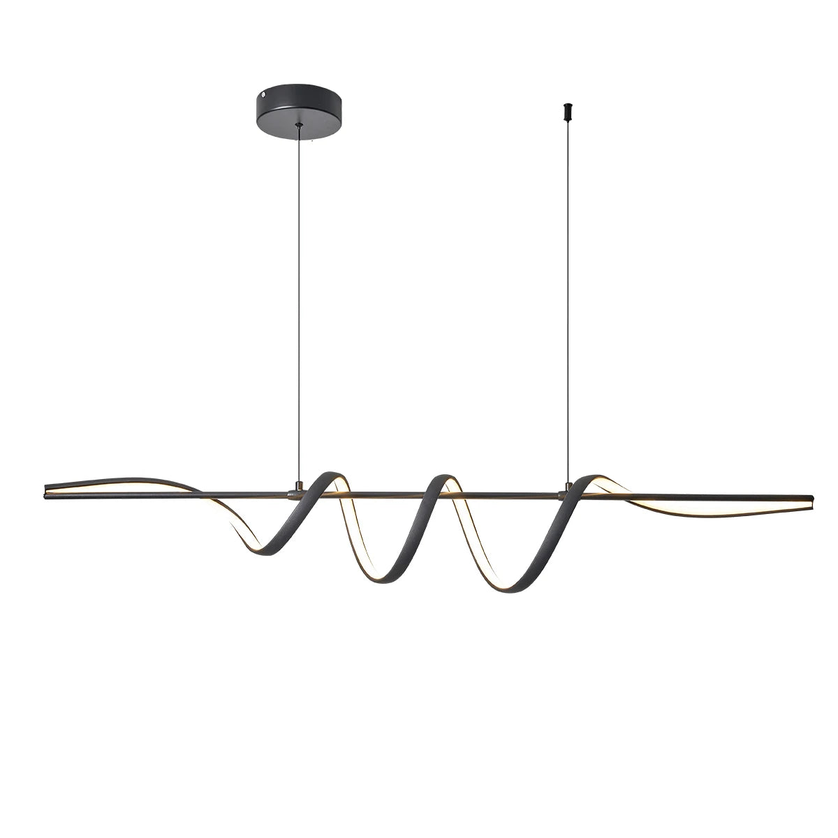 Modern LED pendant light DIY design for interior decoration - vue 5 sur 5