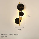 Nordic design acrylic LED wall clock for home decor