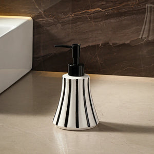 ceramic bottle for hand washing, shower gel and lotion