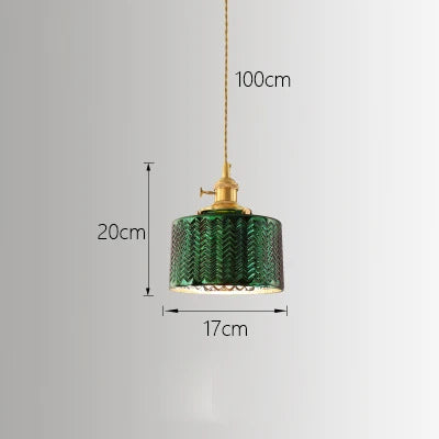 Minimalist glass chandelier creative design hanging light - vue 11 sur 14